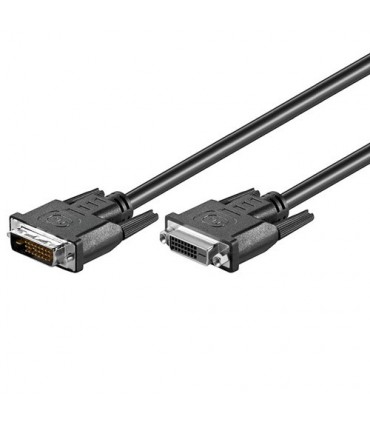 Cordon DVI-D Dual Link mâle / femelle avec ferrites 5 mètres