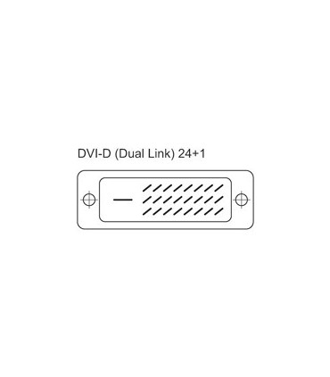 Cordon DVI-D Dual Link mâle / mâle avec ferrites 3 mètres