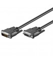 Cordon DVI-D Dual Link mâle / femelle avec ferrites 5 mètres