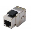 Traversée Cat 6A blindé RJ45 pour platine ou panneau de brassage