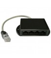 Dédoubleur 4 ports RJ45 non-blindé