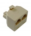 Dédoubleur RJ45 F/M/F non-blindé