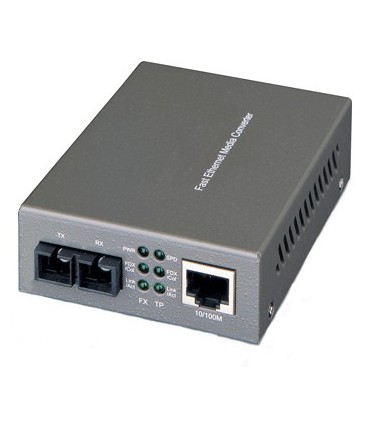 Convertisseur RJ45/ fibre optique 100 FX monomode connecteur SC