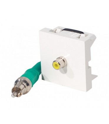 Cordon RCA mâle sur plastron RCA  femelle 10 m