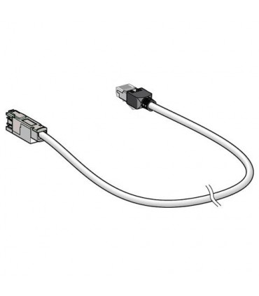  Cordon CBE/RJ45 100 Ohms LSOH Cat. 5e SFTP 1 paire Coq. métallisée câblage (7-8) 2 mètres (Fabrication spécifque) 
