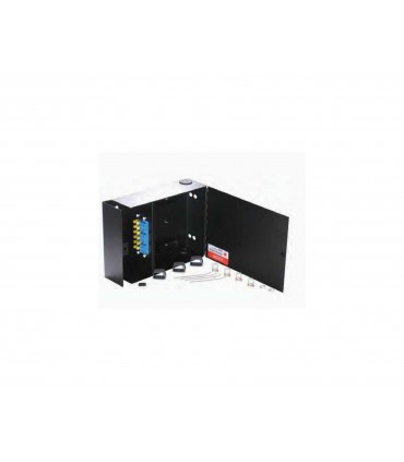 Boîtier fibre optique mural pour 12 traversées duplex SC multimode