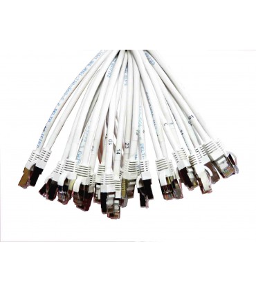 Frette 24 RJ45 Cat. 5e FTP LS0H avec manchons + repérage 20 mètres (Fabrication spécifque) 