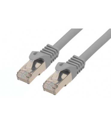 Cordon Cat. 7 RJ45 S/FTP LSOH avec manchons snagless gris 0.25 mètre