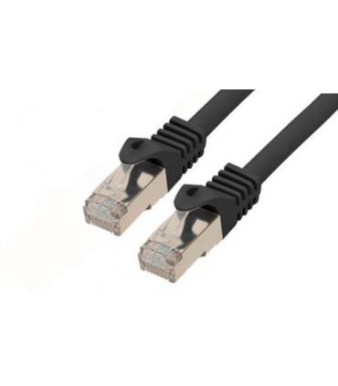 Cordon Cat. 7 RJ45 S/FTP LSOH avec manchons snagless noir 1 mètre 