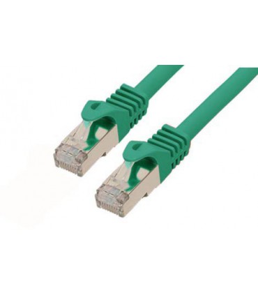 Cordon Cat. 7 RJ45 S/FTP LSOH avec manchons snagless vert 3 mètre 