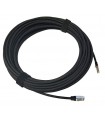 Cordon CAT 6A S/FTP RJ45/RJ45 extérieur gaine noire PE 10 m (Fabrication spécifique) 
