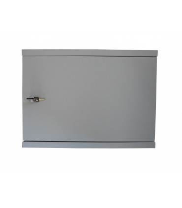Coffret mural 3U 180mm de profondeur 1 porte avant avec serrure 19 pouces 