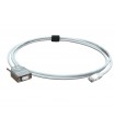 Câble Digiconnect MGES®, DEDALUS®, ORBIS® / Dräger Evita V500/V800 medibus db 9 femelle / RJ45 3 mètres