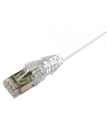 Cordon Cat. 6A Tyco/Amp® RJ45 PiMF 600 Blanc LS0H 2 m 