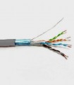 Câble multibrin Cat. 7  S/FTP 4 paires blindé gris LSOH 10 Gb 900Mhz- la couronne de 100 mètres 