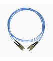 Fibre optique Duplex SC/SC OM4 Multimode 50/125 LSOH bleue 5 mètres 