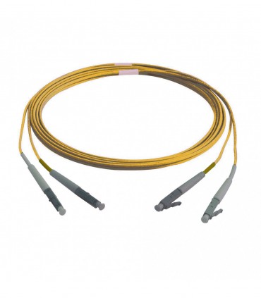 Fibre optique Duplex LC/LC OM4 Multimode 50/125 LSOH jaune 7 mètres 