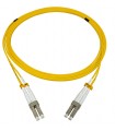 Fibre optique Duplex LC/LC OM4 Multimode 50/125 LSOH jaune 10 mètres 
