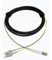 Fibre optique Duplex SC/LC OM4 Multimode 50/125 LSOH Surgainée 70 mètres (Fabrication spécifque) 
