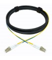 Fibre optique Duplex LC/LC OM4 Multimode 50/125 LSOH Surgainée 70 mètres (Fabrication spécifque) 