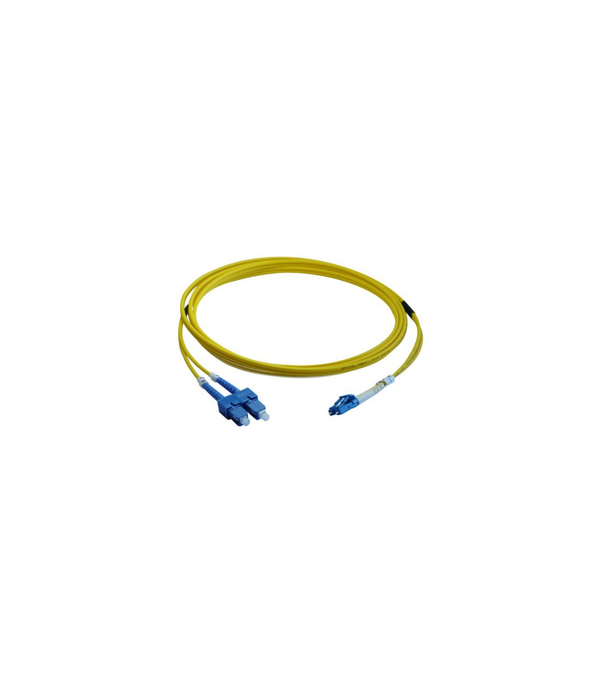 Câble Fibre Optique LC/LC Duplex 62.5/125 - 2 Mètres - Multimode, Pour Réseau, Connectique LC