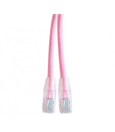 Cordon Cat. 5e RJ45 U/UTP avec manchons rose 100 mètres (Fabrication spécifque)