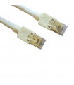 Cordon Cat. 6a RJ45 S/FTP avec manchons gris 15 mètres