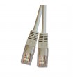 Cordon Cat. 6 RJ45 U/UTP avec manchons gris 7 mètre