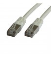 Cordon Cat. 5e RJ45 F/UTP LS0H avec manchons gris 20 mètres 