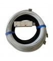 Frette liaison cuivre préconnectorisée 3 RJ45/3 RJ45 femelle 100 ohms Cat. 6A FFTP avec boîtier 20 mètres (Fabrication spécifque