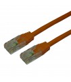  Cordon Cat. 5e RJ45 U/UTP avec manchons orange 10 mètres (fab. spéc.) 