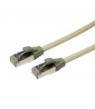  Cordon Cat. 5e RJ45 F/UTP manchons snagless gris 3 mètres 