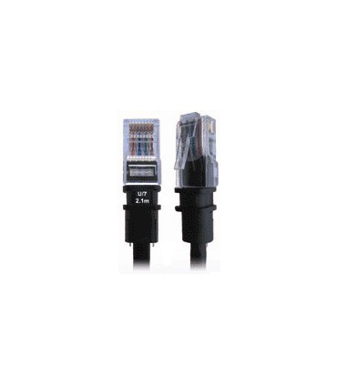  Cordon Cat. 5e Patchsee® RJ45 U/UTP noir 1.50 mètre 
