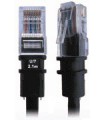  Cordon Cat. 5e Patchsee® RJ45 U/UTP noir 1.50 mètre 