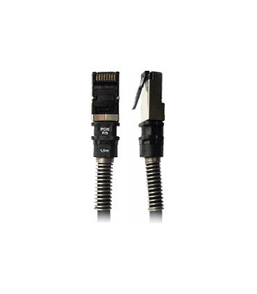  Cordon Patchsee® Cat. 6A PCI F/UTP noir  2.10 mètres 