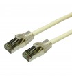  Cordon Cat. 6 RJ45 S/FTP LSOH avec manchons blanc 5 mètres 