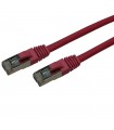  Cordon Cat. 6 RJ45 F/UTP LS0H avec manchons violet 1.50 mètres  
