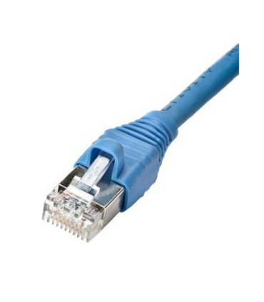  Cordon Cat. 6A Tyco/Amp® RJ45 PiMF 600 Bleu LS0H 5m 