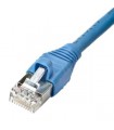  Cordon Cat. 6A Tyco/Amp® RJ45 PiMF 600 Bleu LS0H 5m 