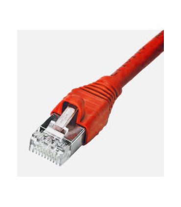  Cordon Cat. 6A Tyco/Amp® RJ45 PiMF 600 Rouge LS0H 1m 