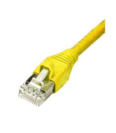  Cordon Cat. 6A Tyco/Amp® RJ45 PiMF 600 Jaune LS0H 3m 