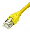  Cordon Cat. 6A Tyco/Amp® RJ45 PiMF 600 Jaune LS0H 3m 