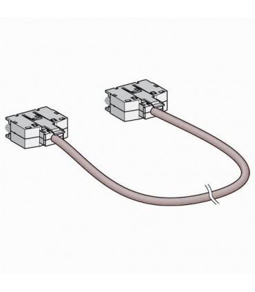  Cordon CBE/CBE câblage droit 100 Ohms LSOH Cat. 5 SFTP 4 paires Coq. métallisée 2 mètres (fab. spéc.) 