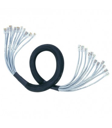 Frette 12 RJ45 Cat. 6  UTP LS0H avec manchons + repérage 10 mètres (Fabrication spécifque)