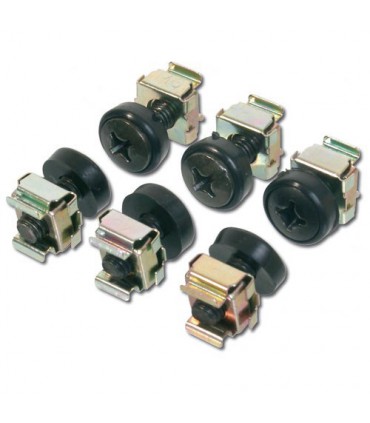  Kit écrou cage, vis, rondelles 9.5mm le lot de 50 ( 25 paires) 