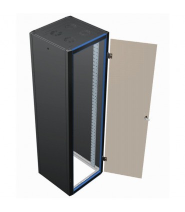  Baie de brassage 42U Largeur 600mm 19" porte avant vitrée 