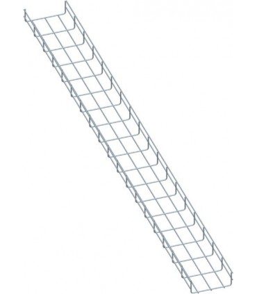  Goulotte en fil d'acier pour baie 200 x 54 longueur 2 mètres 