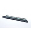 Panneau de ressource téléphonique 25 ports noir Tyco®