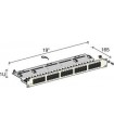  Panneau tél 56 ports rj45  3M® VOLPP3B56P 