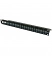 Panneau 24 ports montage flush mount Tyco®1U nu noir